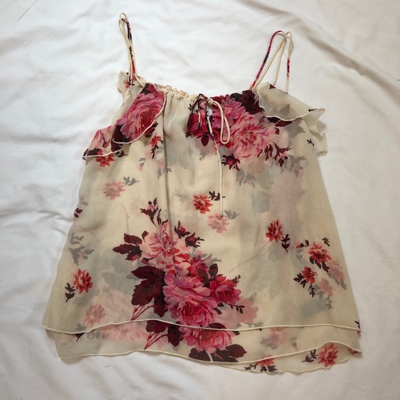 Express Tops - 🔴 Express Floral Tank Top Blouse